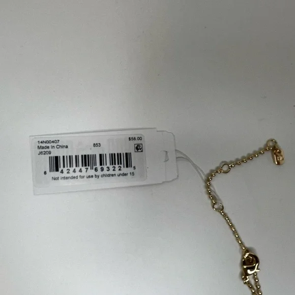 NWT Ralph Lauren Gold Necklace and Earring Set - Picture 3 of 6